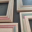 Cadres terminés simplement collés à la colle à bois sans assemblage