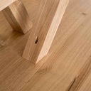 Table de salle à manger en châtaignier