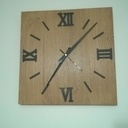 Horloge en chêne