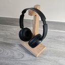 Avec un casque posé dessus