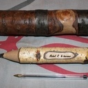 Tournage d'un crayon "gigogne"