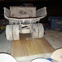 Wooden caterpillar 795 Dumper