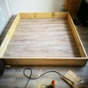 Lit sans tête de lit