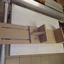 Traineau à buche pour scie à ruban