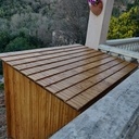 Niche pour gros chien avec isolation thermique