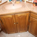 Meuble sous vasque (3 portes)