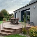 Terrasse bois sur plots - Cumaru