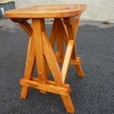 Tabouret charpenté