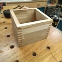 Boîte en Chêne avec inser bois exotiques