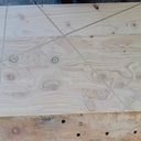 Plateau incrusté après ponçage