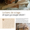 UN BANC DE SCIAGE : ET QUE ÇA COUPE DROIT ! - Article complet BLB-Bois