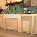 Aménagement d'une cuisine en frêne