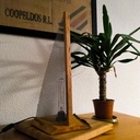 Lampe hexagone