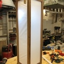 Lampe d’inspiration Japonaise en orme