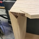 Meuble TV motorisé.