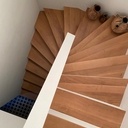 Marches d'escalier 180°