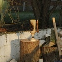 Chope à pied en Frêne