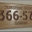 Plaque d'immatriculation en déco murale