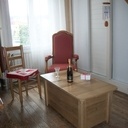 Petite table bar en chêne