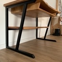 Bureau bois acier