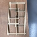 Lampe japonaise style shoji, structure chêne