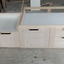 Caisson d'aménagement d'un fourgon Vito