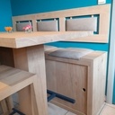 Coin cuisine table haute