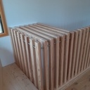 Banquette suspendue et garde corps