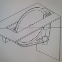 Carter pour aspiration copeaux pour lurem optal ou maxi 26 plus