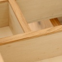 Aménagements sous vasque en chêne