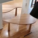 Bureau en forme de goutte d'eau - gestion placage et arêtier