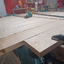 Table Ronde en Chataignier