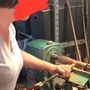 Restauration du couteau de son fils.