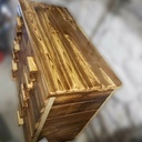 Servante atelier en pin de recup