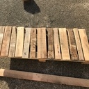 Meuble de rangement en bois de palettes