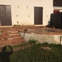 Terrasse pin autoclave à Cesson