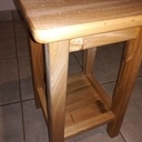 Tabouret en orme
