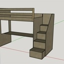 Lit mezzanine enfant