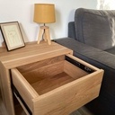 Table d'appoint en chêne