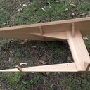 Table basse en porte-à-faux