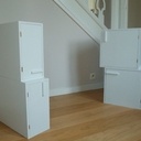 Bureau à caissons en MDF