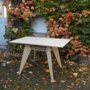 Table Mid Century  à la Jean Prouvé