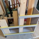 Petit chariot à chutes stylé