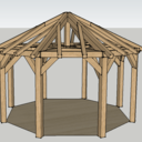 Kiosque octogonal