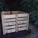 Composteur en bois de palettes