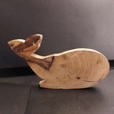 Baleine au pti cœur en buis