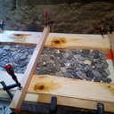 Table basse rivière des Bauges