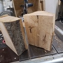 Boite à thé en cerisier et noyer