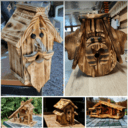 Nichoirs et mangeoires en bois de palette