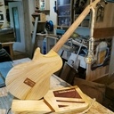 Lampe en forme de guitare